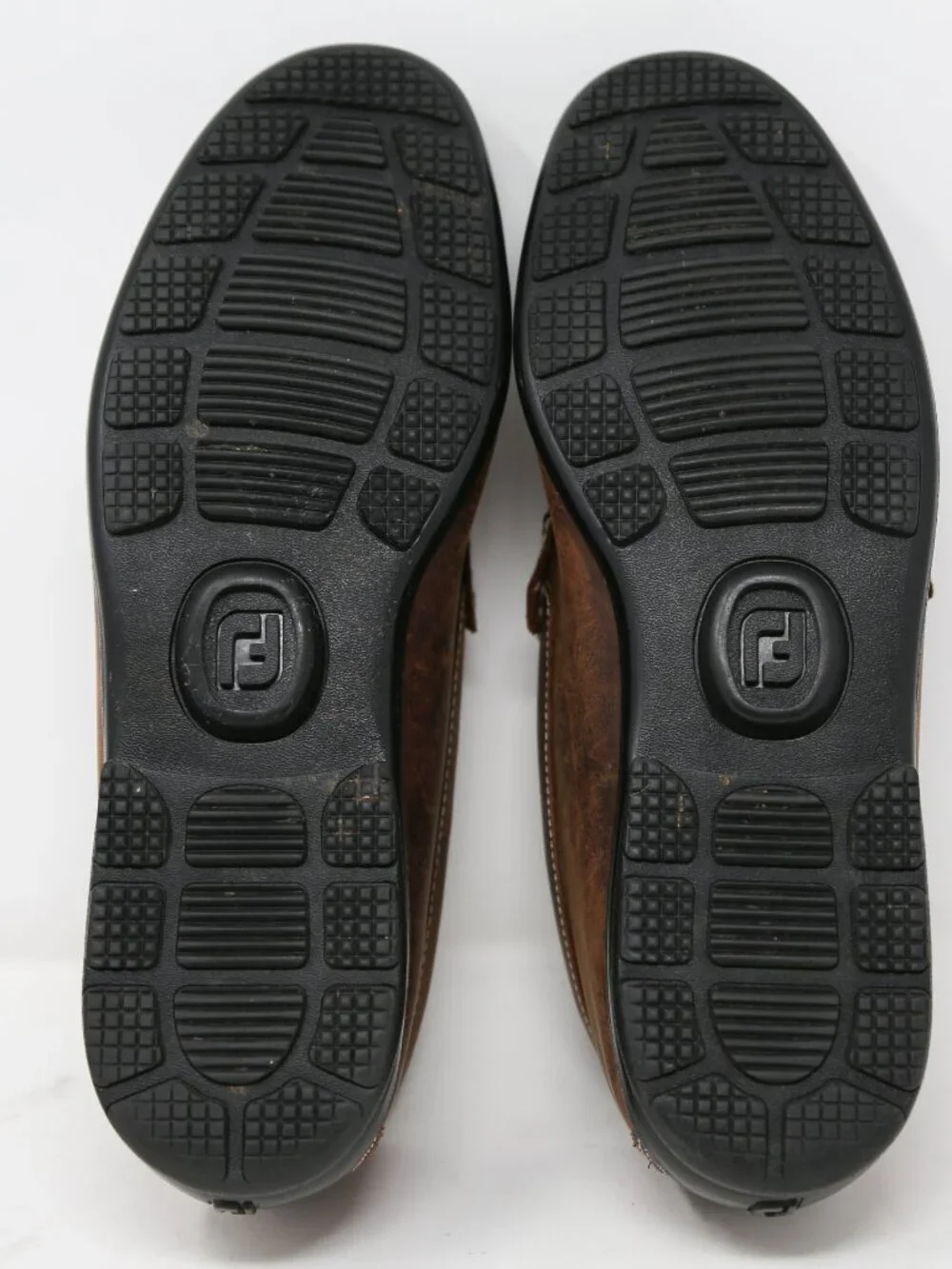 Footjoy Club Casual Penny Loafer Shoes Mens Size 9 Brown Leather 79011 Near MINT